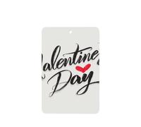 Ambientadores de coche simples con corazón rojo para el día de San Valentín, 4 unidades, tarjetas perfumadas colgantes, tarjetas perfumadas para tabletas de aromaterapia de coche