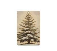 Ambientadores de coche vintage con diseño de árbol perenne cubierto de nieve, 4 unidades, tarjetas perfumadas colgantes, tarjetas perfumadas para coche, tabletas de aromaterapia