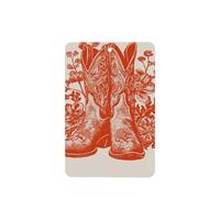 Ambientadores de coche vintage con diseño de botas de vaquero para otoño, 4 unidades, tarjetas perfumadas colgantes, tarjetas perfumadas para tabletas de aromaterapia de coche