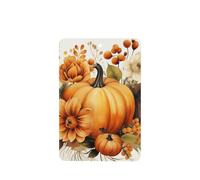 Ambientadores de coche vintage con diseño de calabaza de otoño con flores, 4 unidades, tarjetas perfumadas para colgar, tarjetas perfumadas para coche, tabletas de aromaterapia