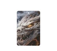 Ambientadores de coche vintage con diseño de calavera de dragón, 4 unidades, tarjetas perfumadas para colgar en tabletas de aromaterapia