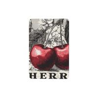 Ambientadores de coche vintage con dos cerezas rojas brillantes, 4 unidades, tarjetas perfumadas colgantes, tarjetas perfumadas para coche, tabletas de aromaterapia