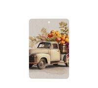Ambientadores de coche vintage con frutas de otoño, 4 unidades, tarjetas perfumadas colgantes, tarjetas perfumadas para coche, tabletas de aromaterapia
