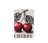 Ambientadores de coche vintage de dos cerezas rojas brillantes, 4 tarjetas perfumadas colgantes, tarjetas perfumadas para coche, tabletas de aromaterapia