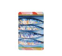 Ambientadores de coche vintage de sardinas en latas, 4 unidades, tarjetas perfumadas colgantes, tarjetas perfumadas para coche, tabletas de aromaterapia