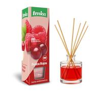 Ambientadores de Hogar Mikado TENKA, Fragancia Frutos Rojos, Duración Superior a 12 Semanas, 0% Alcohol, No Inflamable, Diseño Elegante para el Hogar - 100ml