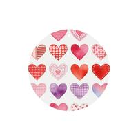 Ambientadores de larga duración con estampado de corazón degradado, 6 unidades, para coche, armario, zapatero