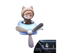 Ambientadores de ventilación con salida de aire de hélice, difusor de aromaterapia con figura de anime - Ambientador con aromas de coche con temática de anime, eliminador de olores, decoració