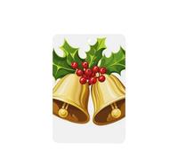 Ambientadores dorados de Navidad con bayas rojas para coche, 4 unidades, tarjetas perfumadas colgantes, tarjetas perfumadas para coche, tabletas de aromaterapia