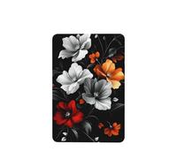 Ambientadores elegantes para coche, diseño de flores rojas, blancas y naranjas, 4 unidades, tarjetas perfumadas para colgar en tabletas de aromaterapia