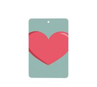 Ambientadores grandes de corazón rosa sobre menta, 4 unidades, tarjetas perfumadas colgantes, tarjetas perfumadas para coche, tabletas de aromaterapia