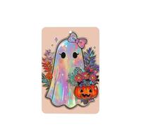 Ambientadores holográficos para coche, diseño de fantasma con coqueta, 4 unidades, tarjetas perfumadas colgantes, tarjetas perfumadas para coche, tabletas de aromaterapia