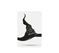 Ambientadores mágicos para coche, diseño de sombrero de Halloween, 4 unidades, tarjetas perfumadas colgantes, tarjetas perfumadas para coche, tabletas de aromaterapia