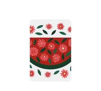 Ambientadores minimalistas de sandía con flores para coche, 4 unidades, tarjetas perfumadas colgantes, tarjetas perfumadas para coche, tabletas de aromaterapia