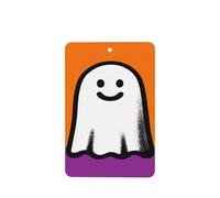 Ambientadores minimalistas para coche, diseño de fantasmas sonrientes, 4 unidades, tarjetas perfumadas colgantes, tarjetas perfumadas para coche, tabletas de aromaterapia