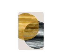 Ambientadores modernos de dos círculos con líneas a rayas para coche, 4 unidades, tarjetas perfumadas colgantes, tarjetas perfumadas para coche, tabletas de aromaterapia