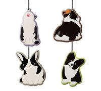 Ambientadores Para Coche,4 Piezas De Colgante Automotriz | Duradero Mas De 20 Dias Tableta De Aromaterapia Para Coche En Forma De Animal - Para Casa Armario Taquilla Baño Dormitorio Decoración