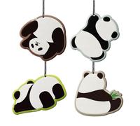 Ambientadores Para Coche,4 Piezas De Colgante Automotriz,Duradero Mas De 20 Dias Tableta De Aromaterapia Para Coche En Forma De Animal - Para Casa Armario Taquilla Baño Dormitorio Decoración Interior