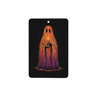 Ambientadores para coche, 4 unidades, diseño de fantasmas espeluznantes de Halloween, tarjetas perfumadas para coche, tabletas de aromaterapia