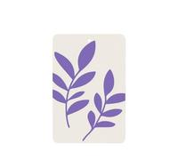 Ambientadores para coche, 4 unidades, diseño de hojas moradas, tarjetas perfumadas para coche, tabletas de aromaterapia