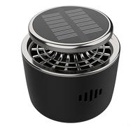 Ambientadores para coche, aromaterapia, difusor de perfume giratorio solar automotriz, difusión de 5 segundos, carga solar, A
