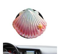 Ambientadores para coche, clips de ventilación de concha de estrella de mar, bonitos accesorios de decoración interior, clip de ventilación para coche