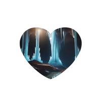 Ambientadores para coche con diseño de cueva subterránea, 6 unidades, en forma de corazón, para colgar, aromaterapia, ambientadores perfumados para dormitorio y baño