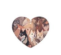 Ambientadores para coche con forma de corazón, 6 unidades, tabletas de aromaterapia para coche, armario, zapatero, elimina olores