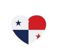 Ambientadores para coche con forma de corazón, diseño de bandera de Panamá, 6 unidades, tabletas de aromaterapia para coche, armario, zapatero, elimina olores