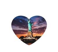 Ambientadores para coche con forma de corazón, estatua de la libertad, patrón de Estados Unidos, 6 unidades, tabletas de aromaterapia para coche, armario, zapatero, elimina olores