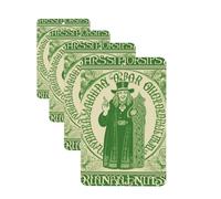 Ambientadores para coche con la bendición irlandesa del Día de San Patricio, 4 unidades, rectangulares, colgantes, con tarjetas aromáticas y pastillas para espejo retrovisor.