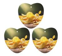 Ambientadores para coche de larga duración con imagen impresa de patatas fritas