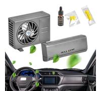 Ambientadores para coche, difusores de fragancia de coche de energía solar, clips ambientadores solares para ventilación de coche, difusor de aromaterapia para automóvil con panel solar, difusores de