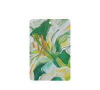 Ambientadores para coche, diseño abstracto de flores de lirio, 4 unidades, tarjetas perfumadas colgantes, tarjetas perfumadas para coche, tabletas de aromaterapia
