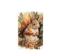 Ambientadores para coche, diseño de ardilla, hojas de otoño, 4 unidades, tarjetas perfumadas colgantes, tarjetas perfumadas para coche, tabletas de aromaterapia