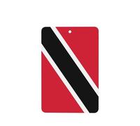 Ambientadores para coche, diseño de bandera de Trinidad y Tobago, 4 unidades, tarjetas perfumadas para colgar en tabletas de aromaterapia
