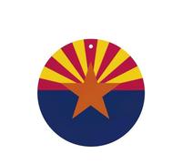 Ambientadores para coche, diseño de bandera del estado de Arizona, juego de 6 tarjetas para colgar, proporciona un aroma duradero para el automóvil y el hogar