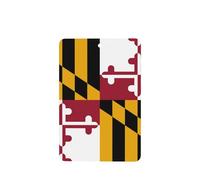Ambientadores para coche, diseño de bandera del estado de Maryland, juego de 6 tarjetas para colgar, proporciona un aroma duradero para el automóvil y el hogar