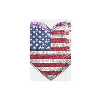 Ambientadores para coche, diseño de bola de discoteca en forma de corazón, bandera estadounidense, 4 unidades, tarjetas perfumadas colgantes, tarjetas perfumadas para coche, tabletas de aromaterapia