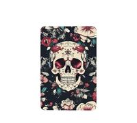 Ambientadores para coche, diseño de calavera, diseño ornamental, juego de 6 tarjetas para colgar, proporciona un aroma duradero para el automóvil y el hogar