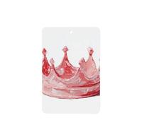 Ambientadores para coche, diseño de corona rosa claro, 4 unidades, tarjetas perfumadas para colgar en tabletas de aromaterapia