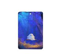 Ambientadores para coche, diseño de fantasma, 4 unidades, tarjetas perfumadas colgantes, tarjetas perfumadas para coche, tabletas de aromaterapia