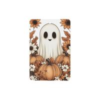 Ambientadores para coche, diseño de fantasmas con calabazas, flores, hojas marrones, 4 unidades, tarjetas perfumadas para colgar en tabletas de aromaterapia