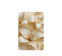 Ambientadores para coche, diseño de flores y lirios dorados, 4 unidades, tarjetas perfumadas para colgar en tabletas de aromaterapia