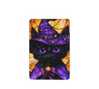 Ambientadores para coche, diseño de gatito negro, sombrero de bruja, 4 unidades, tarjetas perfumadas colgantes, tarjetas perfumadas para coche, tabletas de aromaterapia
