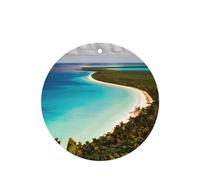 Ambientadores para coche, diseño de la isla de Cuba, juego de 4 tarjetas para colgar, proporciona un aroma duradero para automóvil y hogar