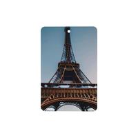 Ambientadores para coche, diseño de la Torre Eiffel de París, juego de 6 piezas para colgar, proporciona un aroma duradero para el automóvil y el hogar