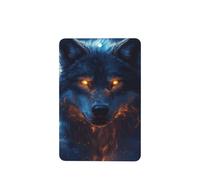 Ambientadores para coche, diseño de lobo con ojos brillantes, 4 unidades, tarjetas perfumadas para colgar en tabletas de aromaterapia