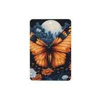 Ambientadores para coche, diseño de mariposa naranja con flores, 4 unidades, tarjetas perfumadas para colgar en tabletas de aromaterapia