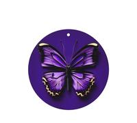 Ambientadores para coche, diseño de mariposas moradas, juego de 4 piezas para colgar, proporciona un aroma duradero para el automóvil y el hogar